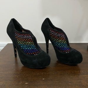 Betsey Johnson Rhinestone Booties